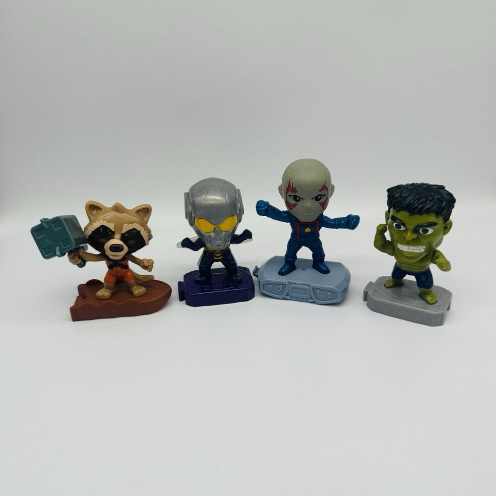 2019 2020 McDonald’s Happy Meal Marvel Avengers Superhero Toys Lot Of 9